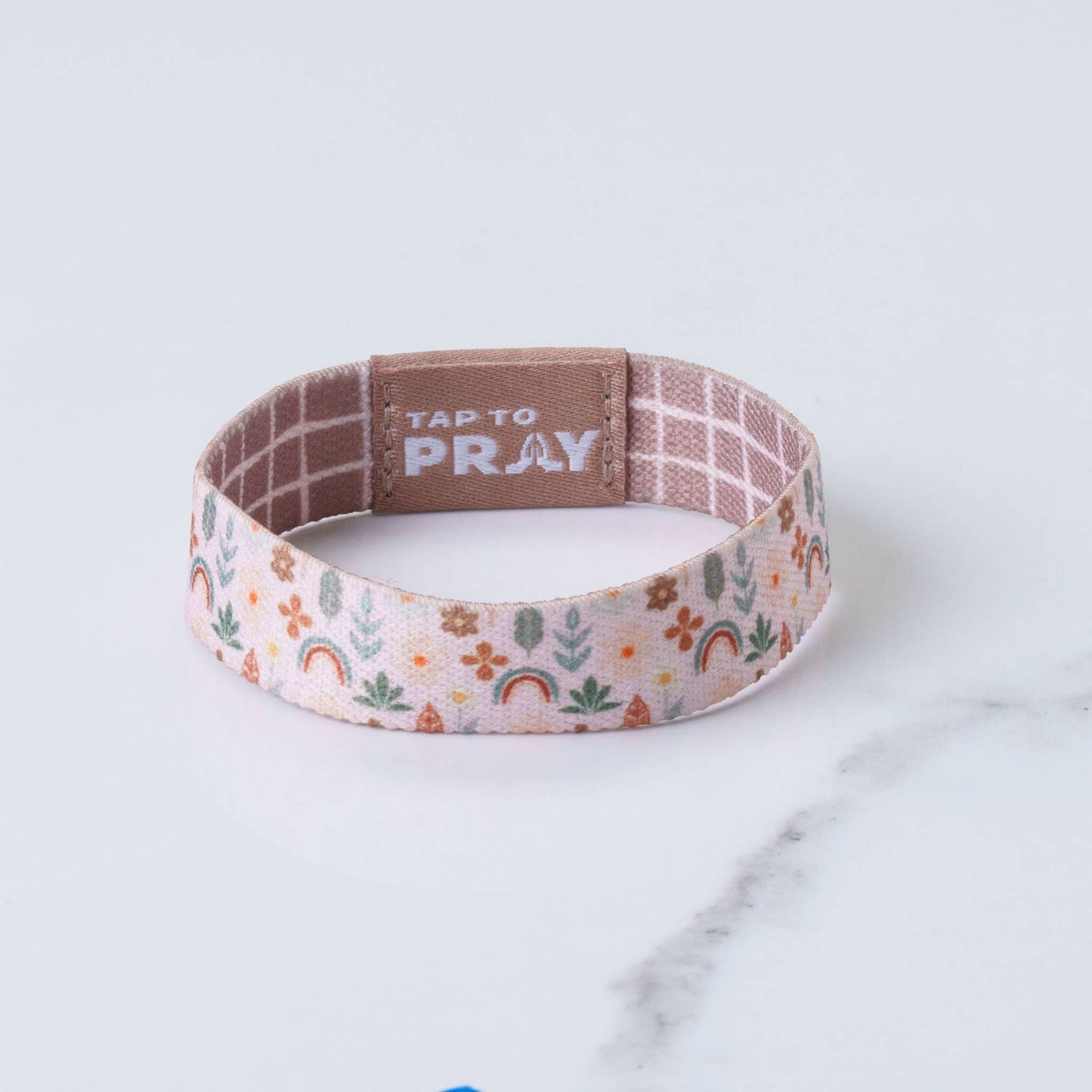 Tap To Pray™ Wristbands - Prairie &  Plaid: Medium