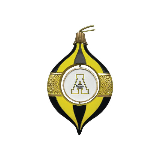 5.5"  Appalachian State Spinning Bulb Ornament