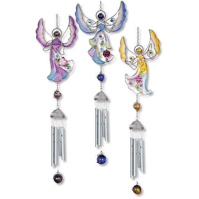 Wireworks "Chrome Glitter Angels" Chime