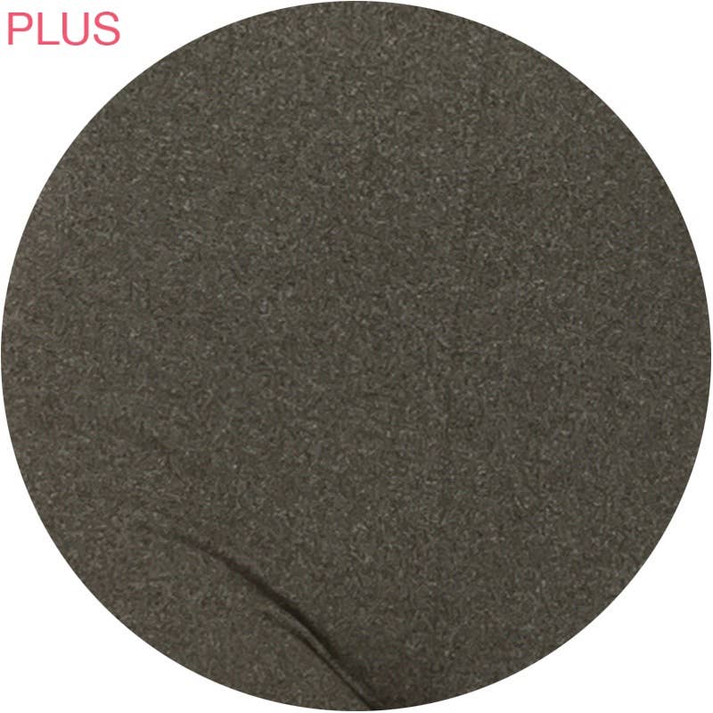 Plus Size Buttery Soft High Waist Leggings: Brown / ONEPLUS
