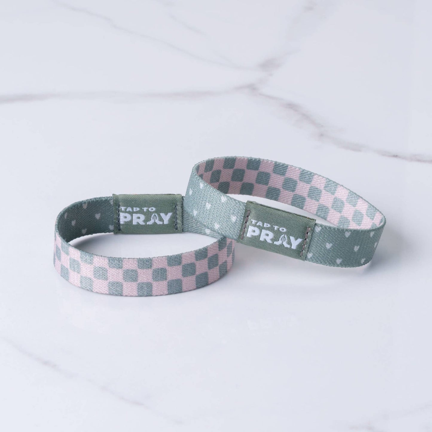 Tap To Pray™ Wristbands - Cottage & Tile: Medium