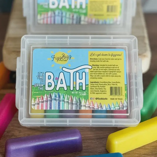 It's Time To Draw the Bath! Bath Crayons