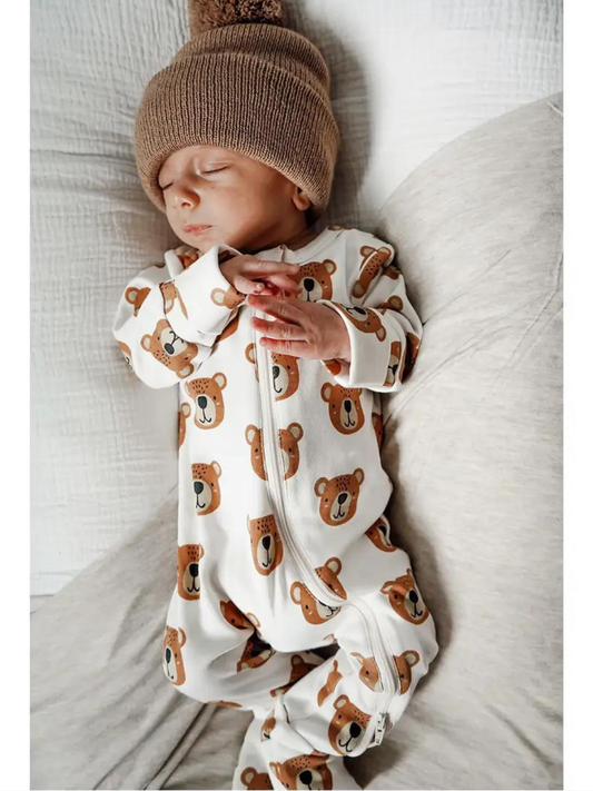 Baby Bear / Organic 2-Way Zip Romper (Baby - Kids): 3-6M SIIX Collection