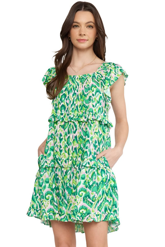 Entro Spread Joy Ruffle Dress