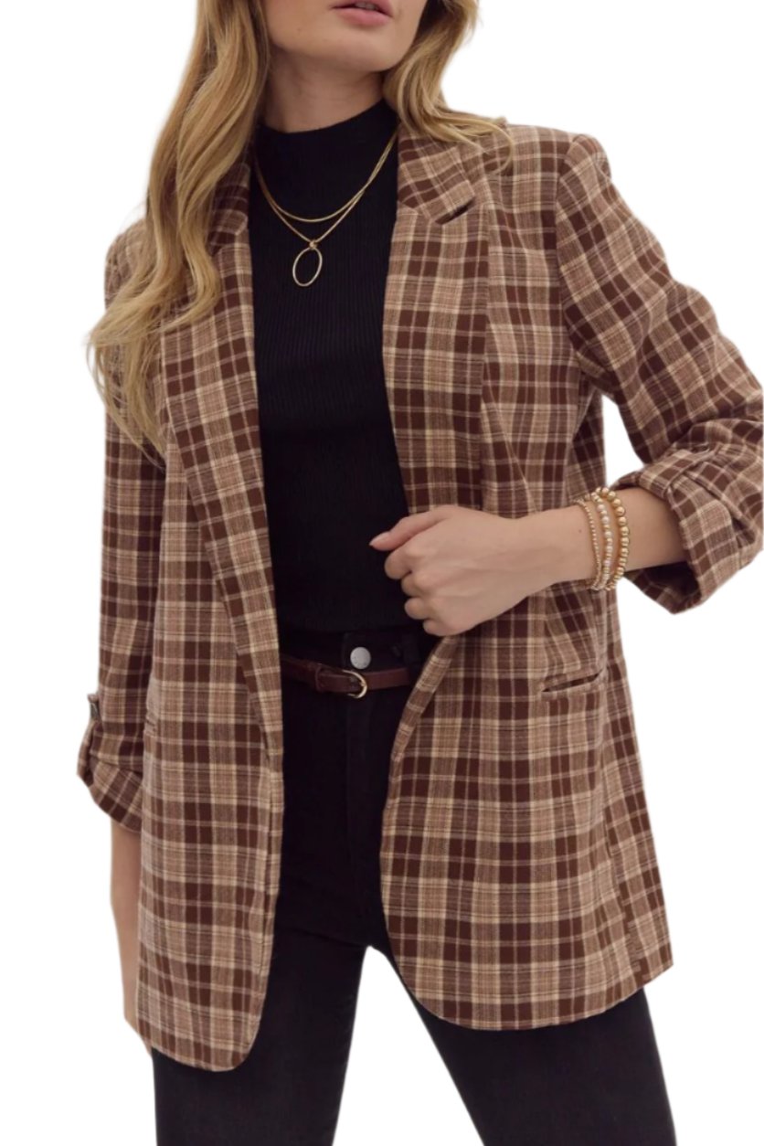 Boss Lady Camel Blazer