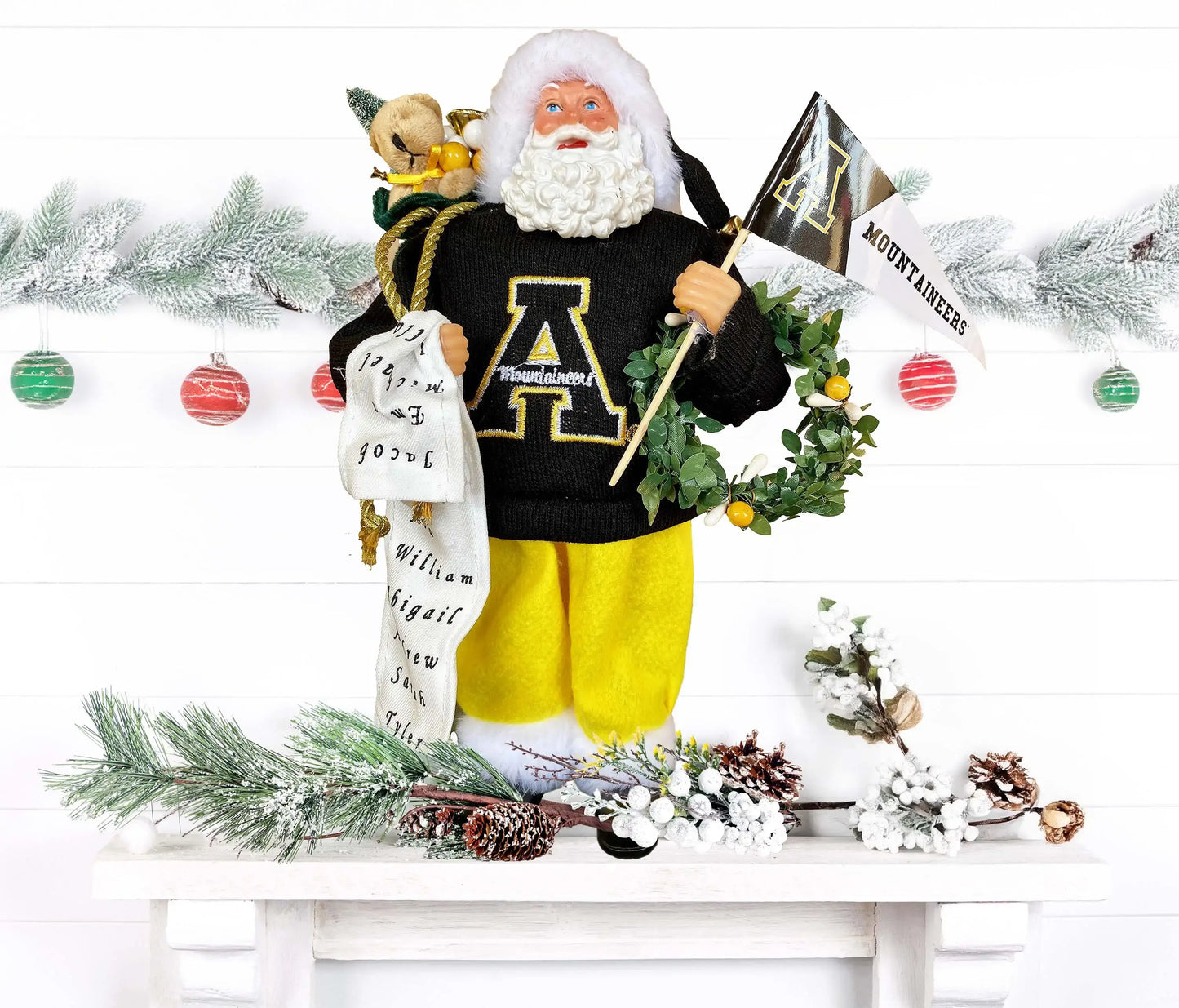 12" Appalachian State Proud Santa