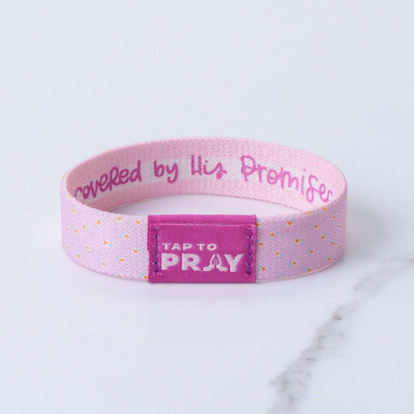 Tap To Pray™ - Kingfolk Series Wristband - Covered by His Promises: Small
