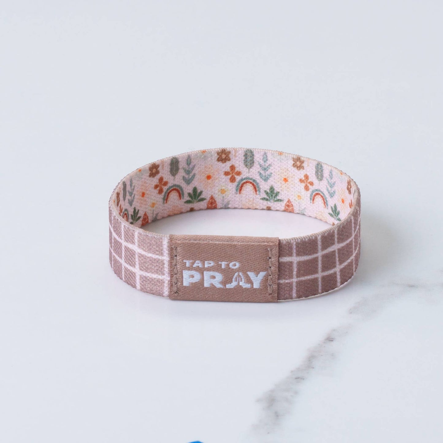Tap To Pray™ Wristbands - Prairie &  Plaid: Small