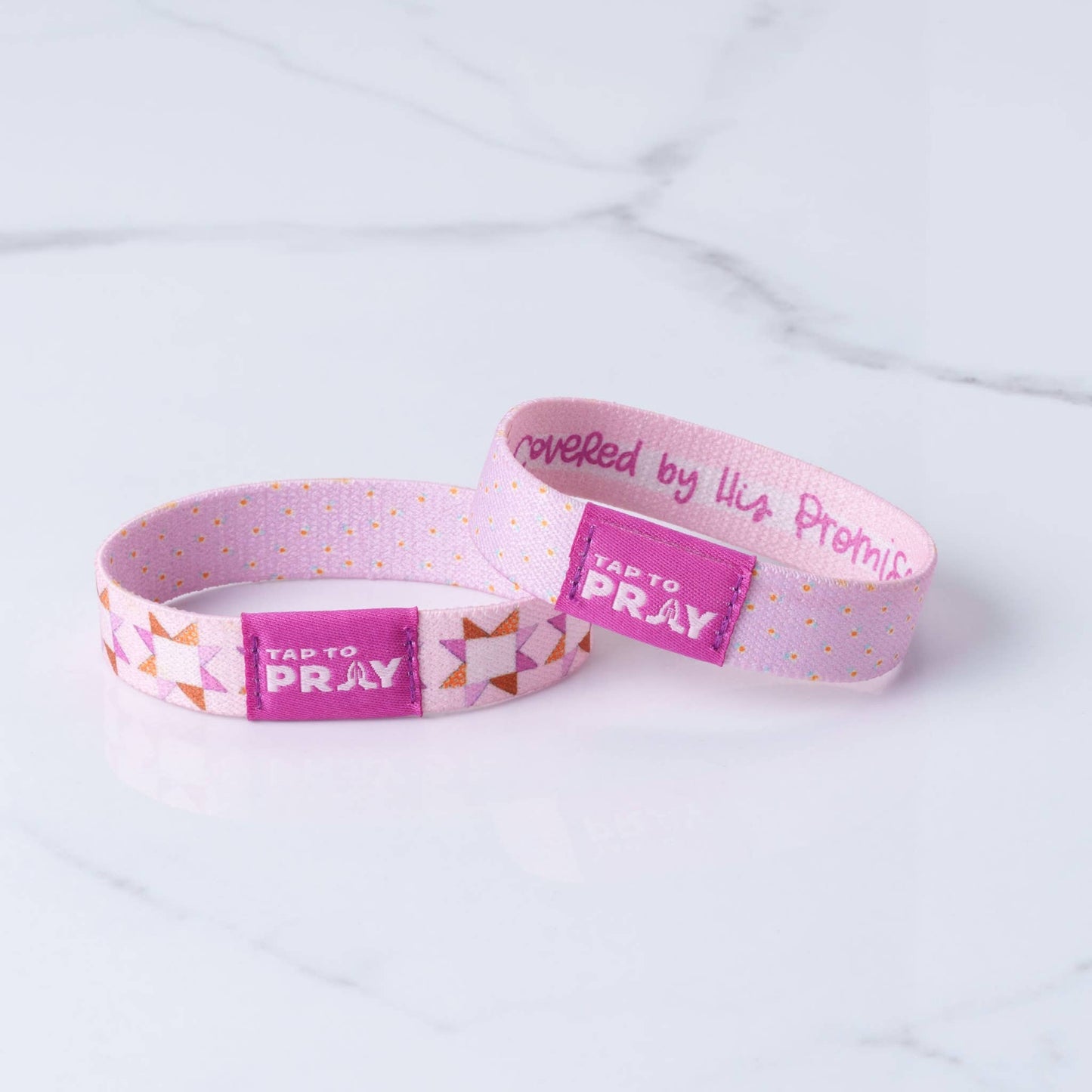 Tap To Pray™ - Kingfolk Series Wristband - Covered by His Promises: Small