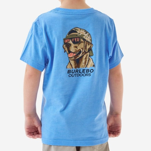 BURLEBO YOUTH SHORT SLEEVE TEE - BLUE