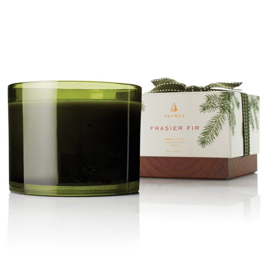 Frasier Fir Poured Candle, Green 3-Wick