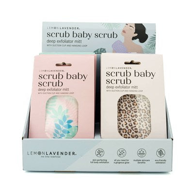 Lemon Lavender Scrub Baby Deep Exfoliator Mitt